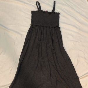 Girl's Grey Maxi Dress